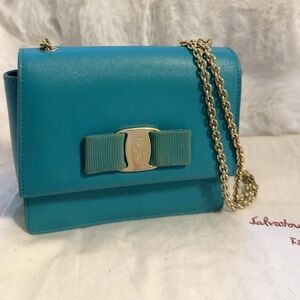 Salvatore Ferragamo Mini Vara Bow Crossbody Shoulder Bag